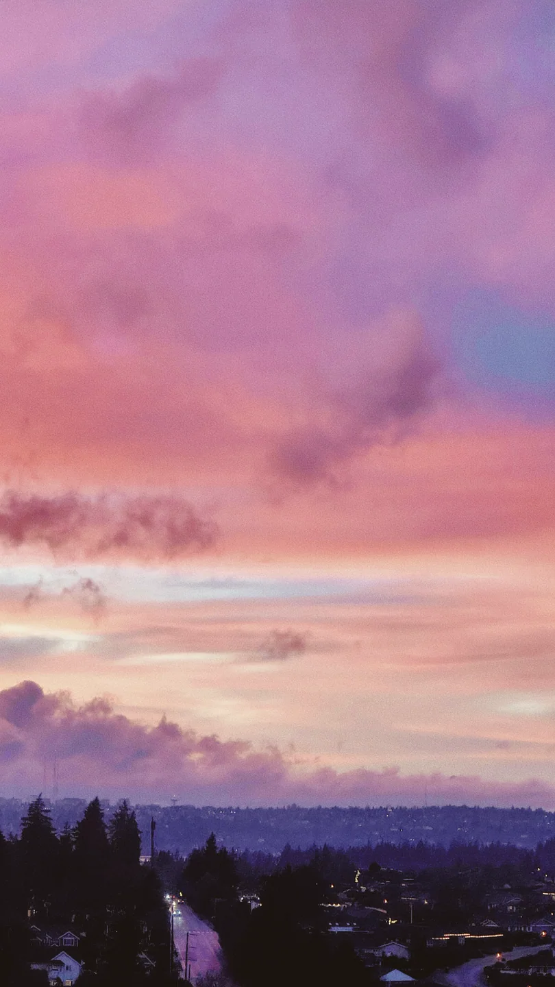 叙己拍摄的晨间天空